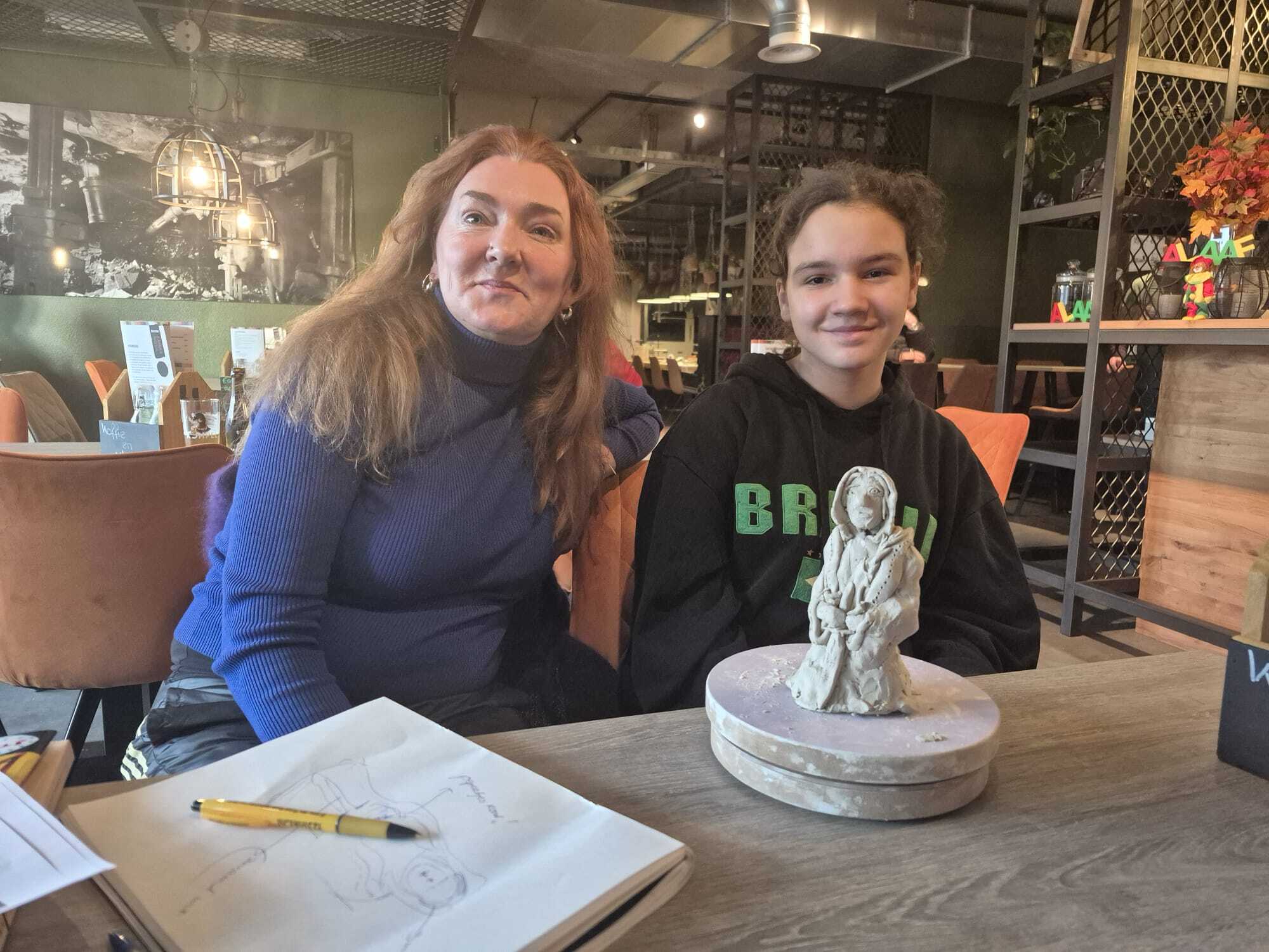 Linda en Francien Kleibeeld