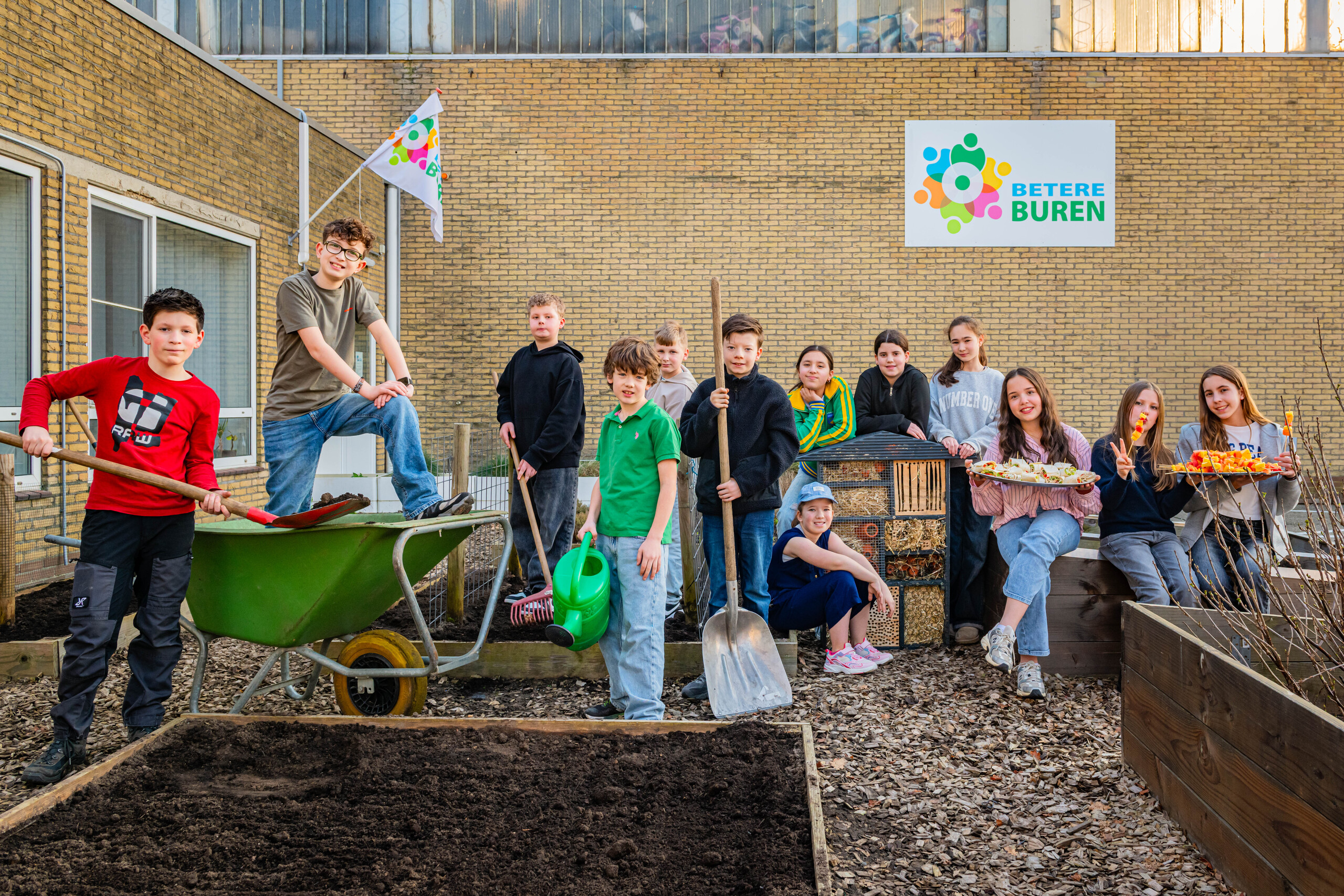 Groepsfoto Kindergemeenteraad Betere Buren