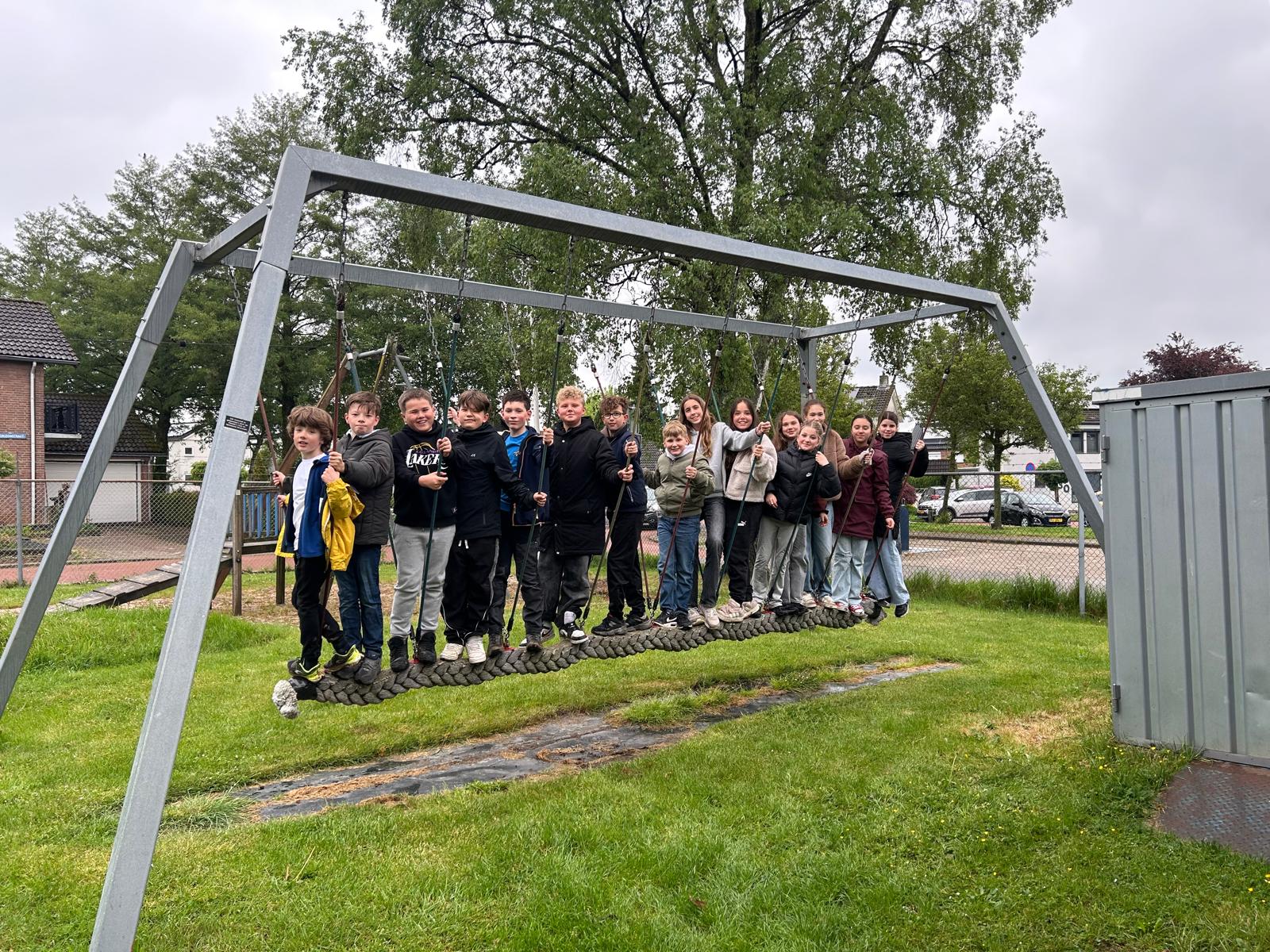 Foto kindergemeenteraad speeltuin Treebeek