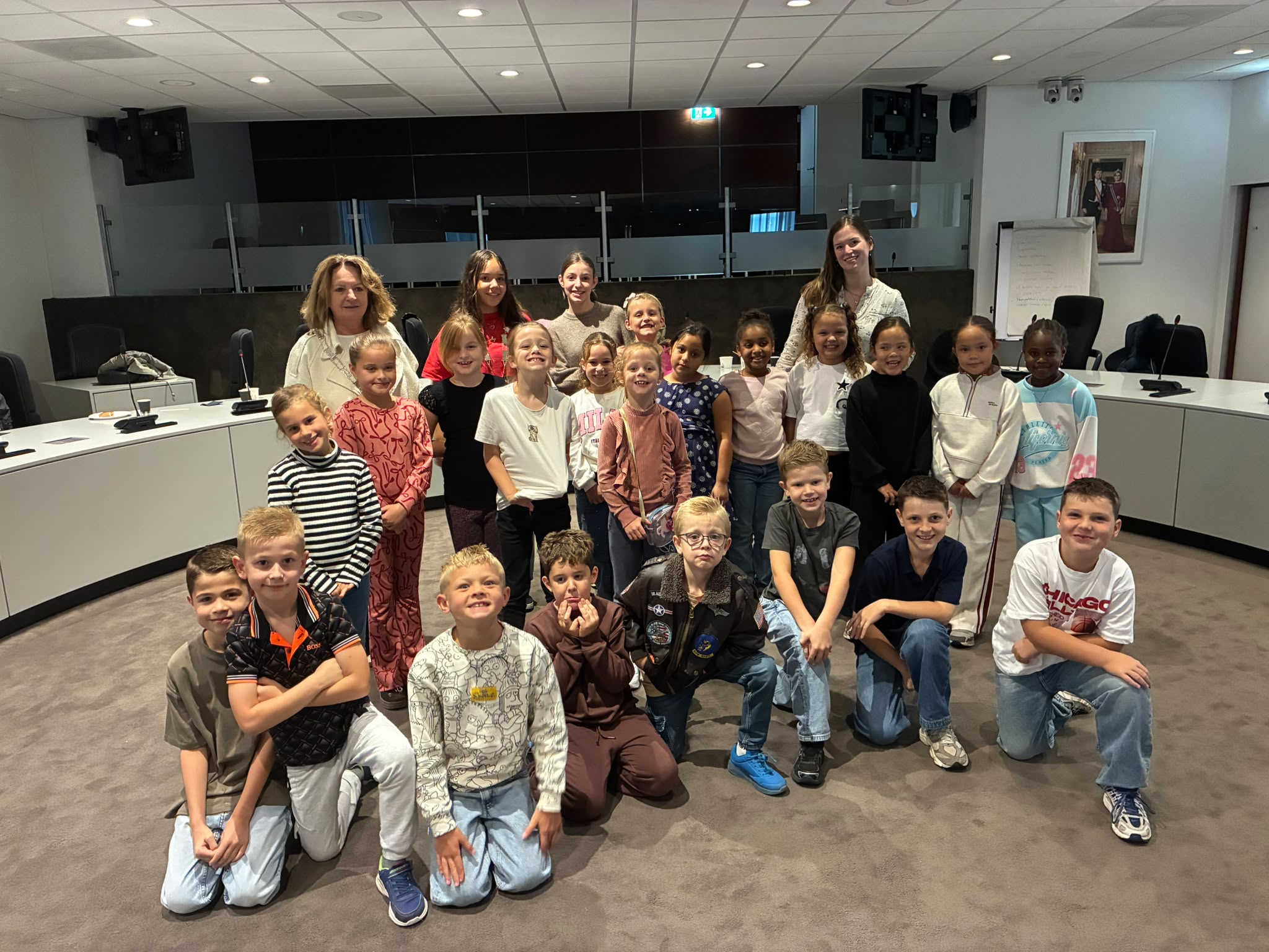 Foto Burgemeestersontbijt met groep 4 Sint Franciscus