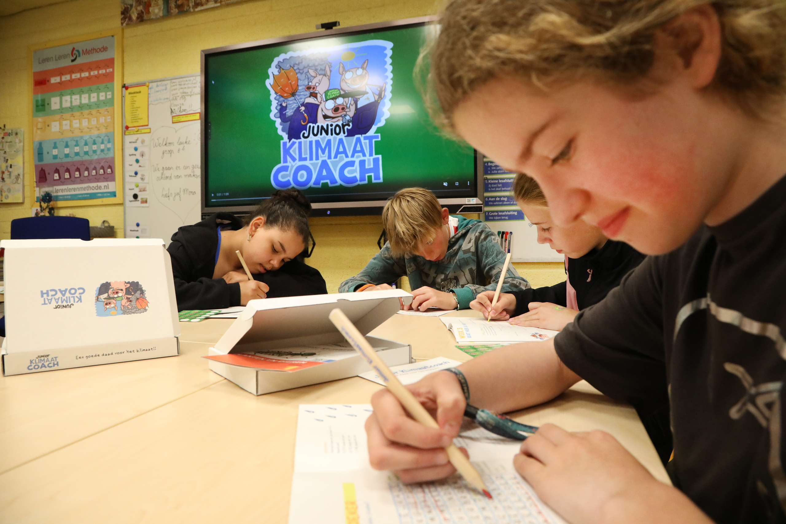 Foto JKC in de klas