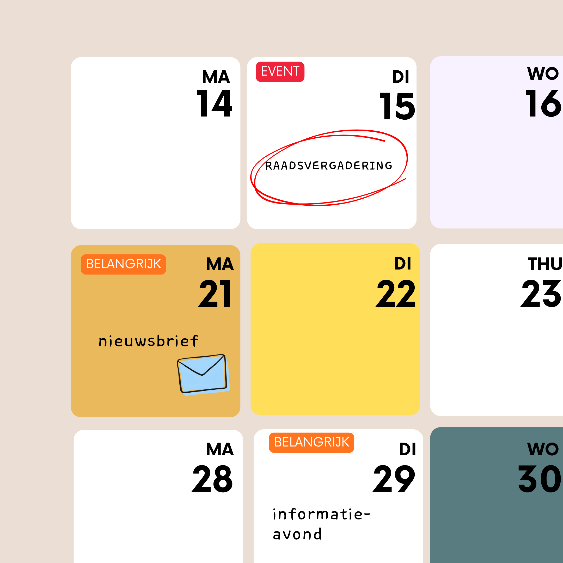 kalender raad