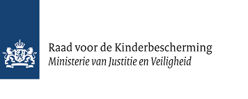 Logo van Raad voor de kinderbescherming, naar website van Raad voor de kinderbescherming.