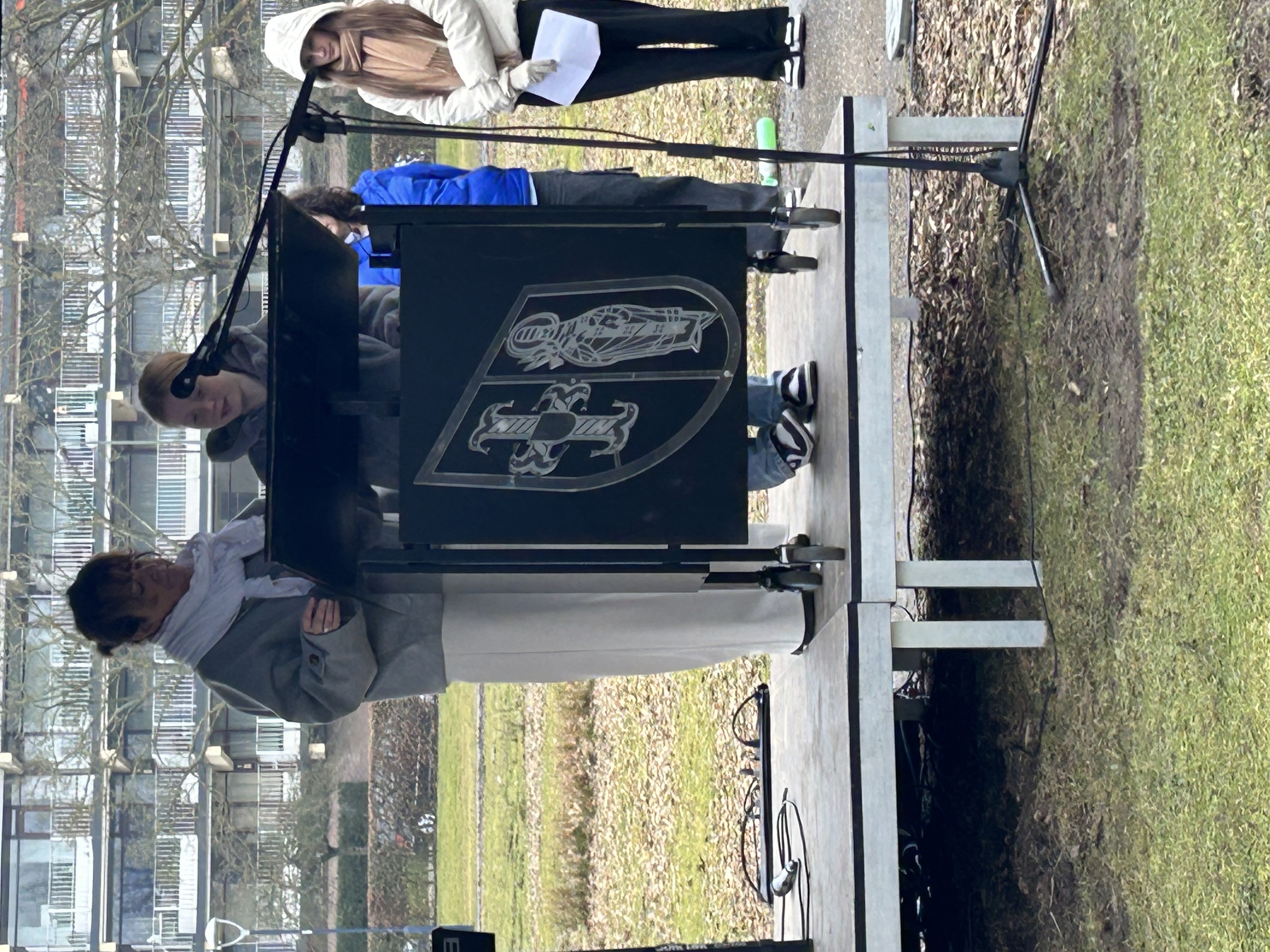 10 februari podium Lynn en burgemeester