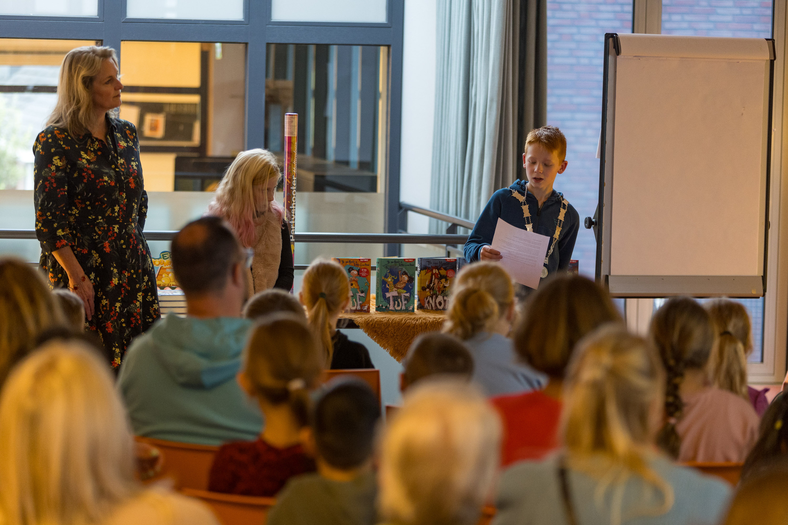 Bieb opening kinderboekenweek loco kinderburgemeester Jorden