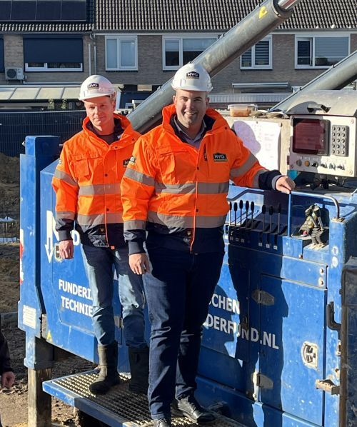 Eerste paal Hof van Treebeek