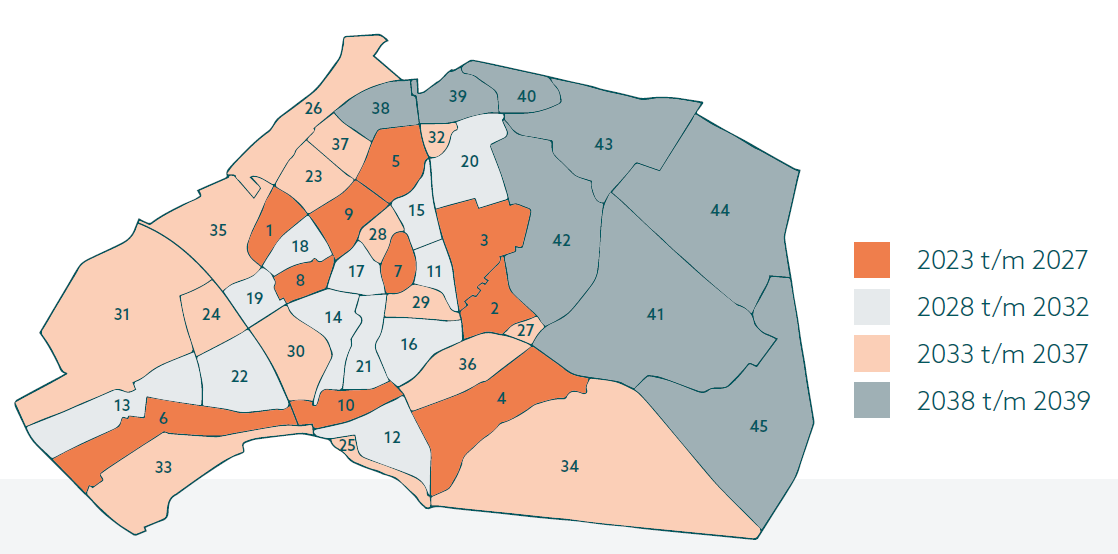 Buurtplanning kaart TVW