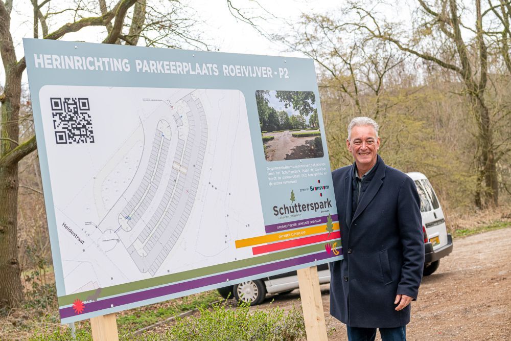 Onthulling borden Schutterspark parkeerplaats roeivijver WEB